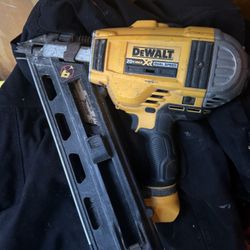 Dewault Nail Gun With 9 Amp Battery