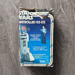 Vintage Star Wars Radio Controlled R2-D2 Toy with Box