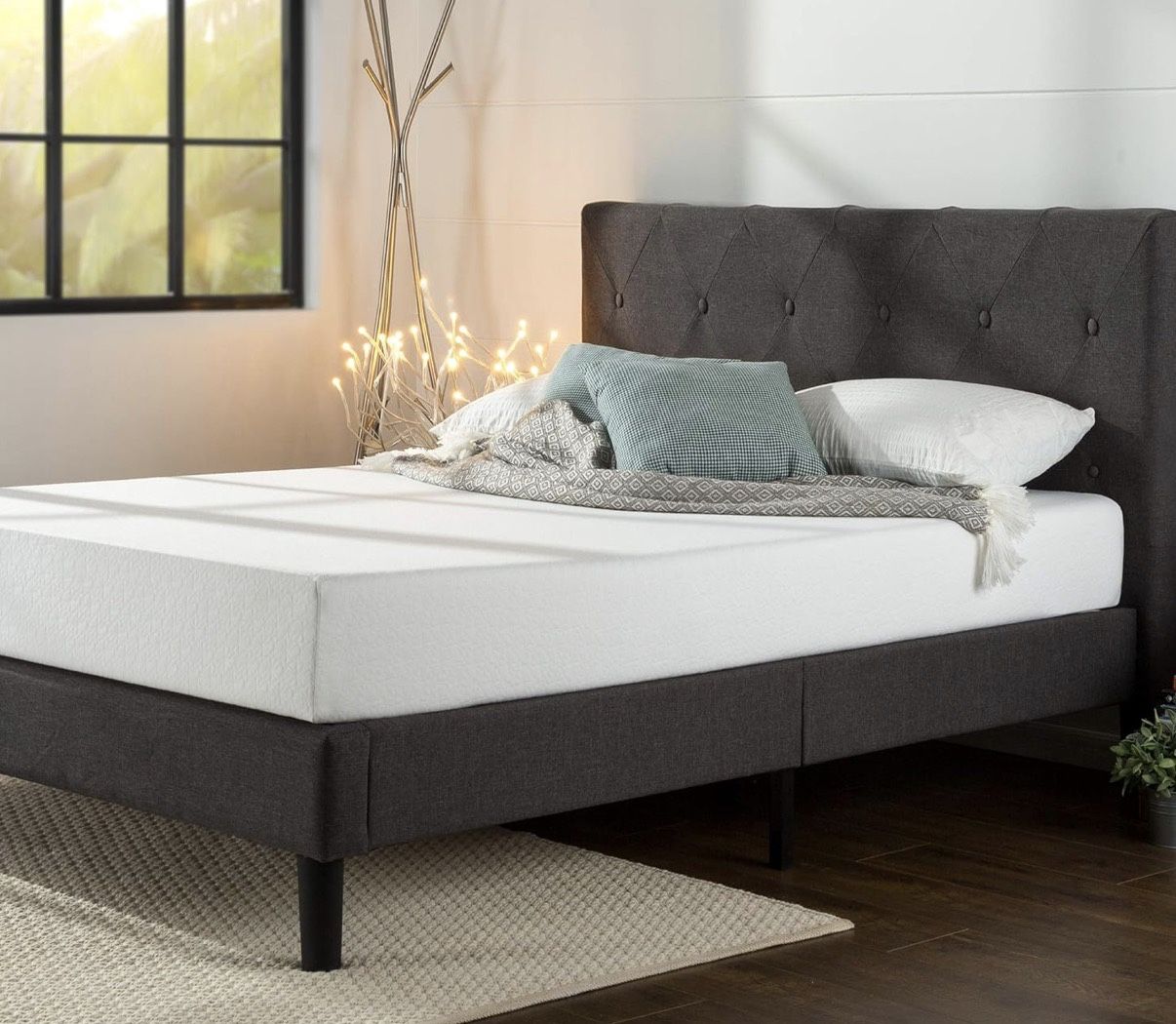 Queen Size Upholstered Bed Frame