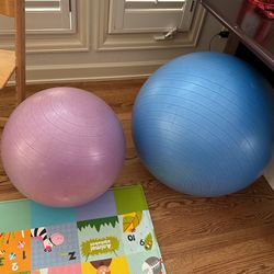 Large Yoga, Exercise Balls.