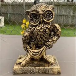 Mid-Century Owl Statue