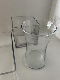 Vases Glass Various Sizes