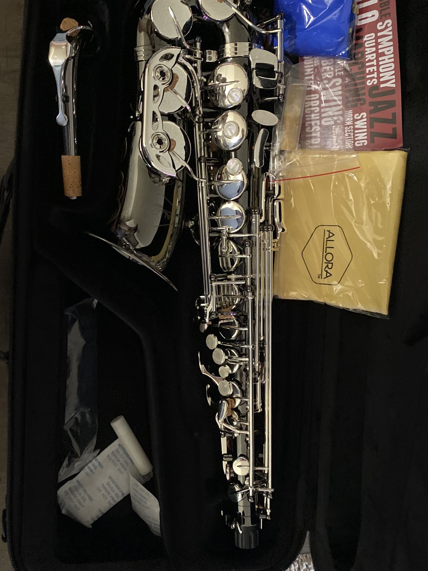Alto Saxophone Nickel And Silver