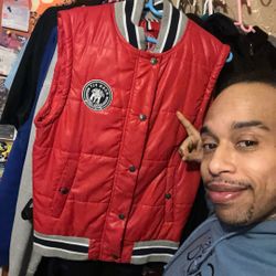 Born Fly “Anytime USA” Vest – Red (Medium) Official • Vintage Finish • Limited Character