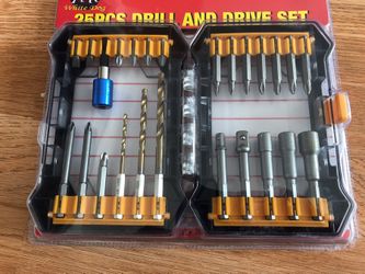 25 PCS drill and drive set