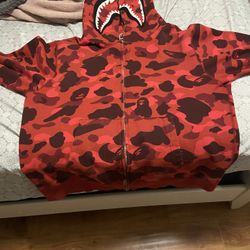 Red Bape zip up