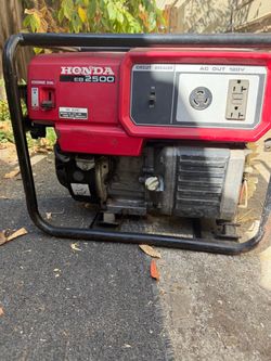 Honda eb 2500 generator gas