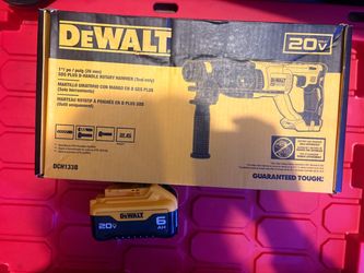 Dewalt 20v brushless 1” rotary hammer with battery New