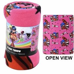 Miraculous girl power Blanket 45" x 60" Fleece throw
