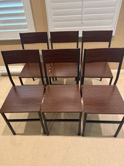 Set of 6 Dining Room Chairs