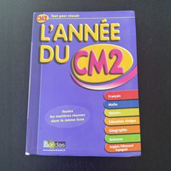 French Training Summer Book School CM2