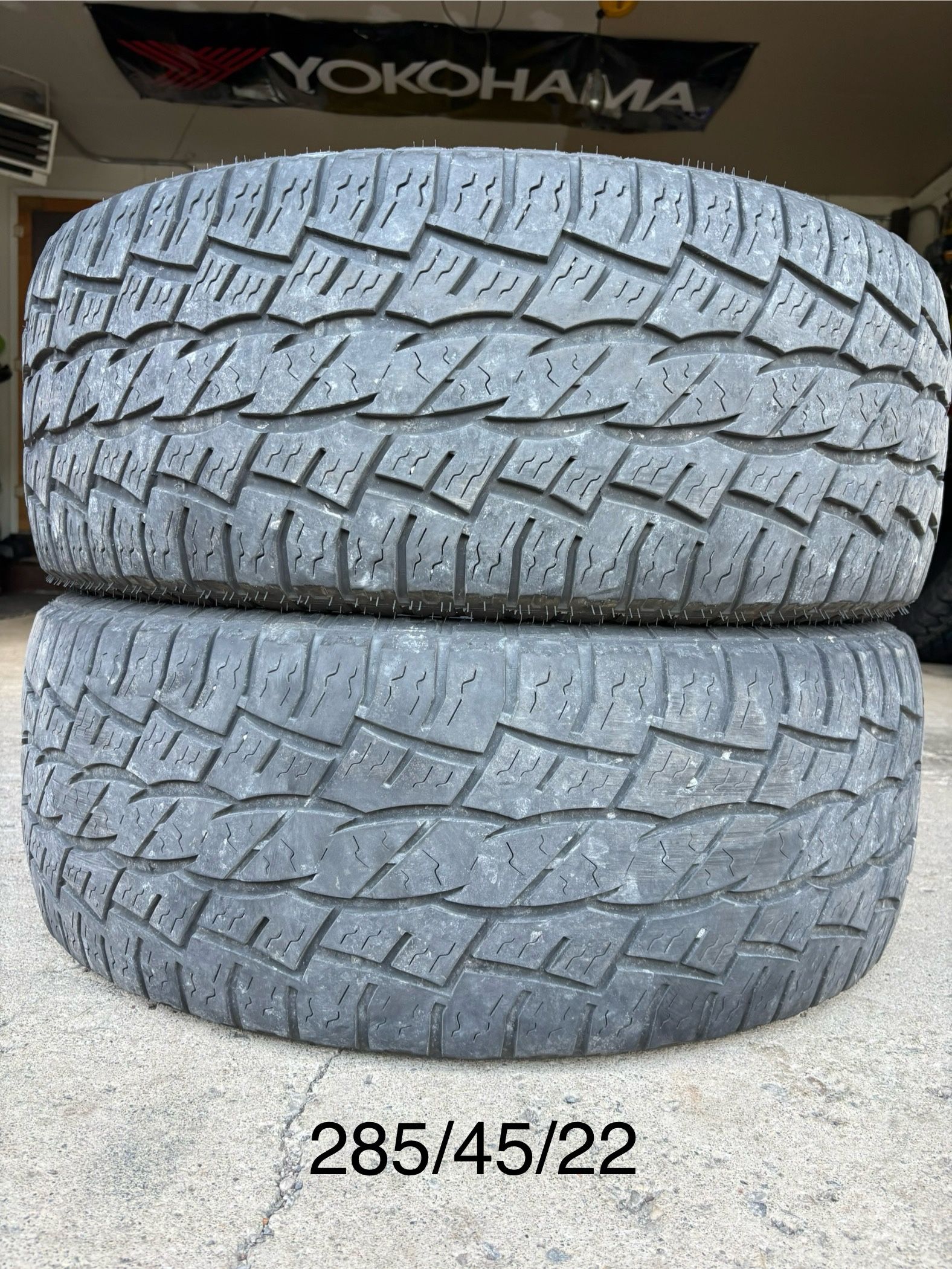 (2) - 285/45/22 Arroyo Tamarock A/T Tires