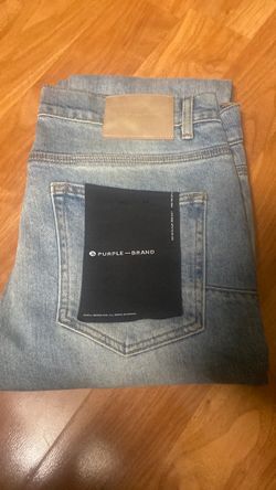 Purple jeans