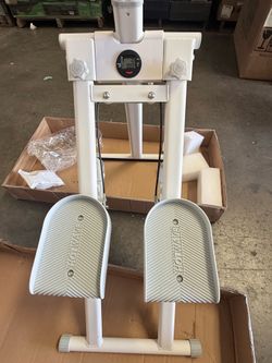 HOTWAVE Stair Stepper with Handlebar for Home Gym, 350LBS Capacity Folding Vertical Climber Exercise Machine, Ultra-Quiet 6-Level Resistance Stairmast