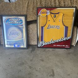 Laker budweiser signs 