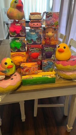Squishys squeeze toy butter cheese cat duck grape apple