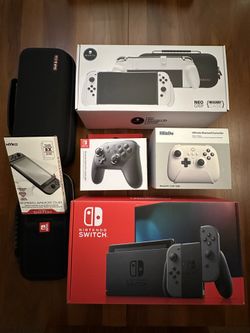 Nintendo Switch Plus Accessories Like New