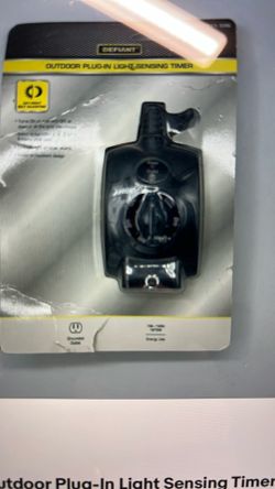 Defiant Out Door Plug In Light Timer
