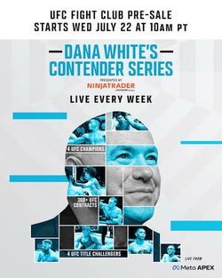 UFC Dana White Contender Series Tickets