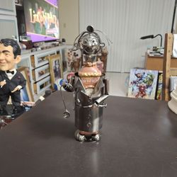 Unique Doctor With Stethoscope & An Injection Metal Wine Bottle Holder, Great Way To Serve Or Display Your Favorite Wine-Perfect Gift