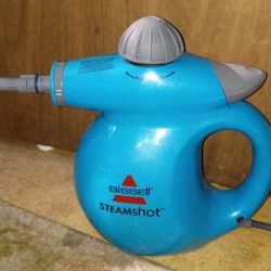 BISSELL STEAM SHOT 39N7 Handheld Surface Steam Cleaner W/ Accessories 