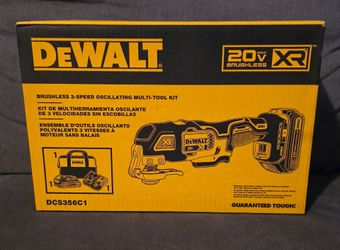 DEWALT XR BRUSHLESS 3-SPEED OSCILLATING MULTI TOOL KIT