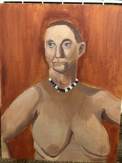 Painting-oil on canvas board
