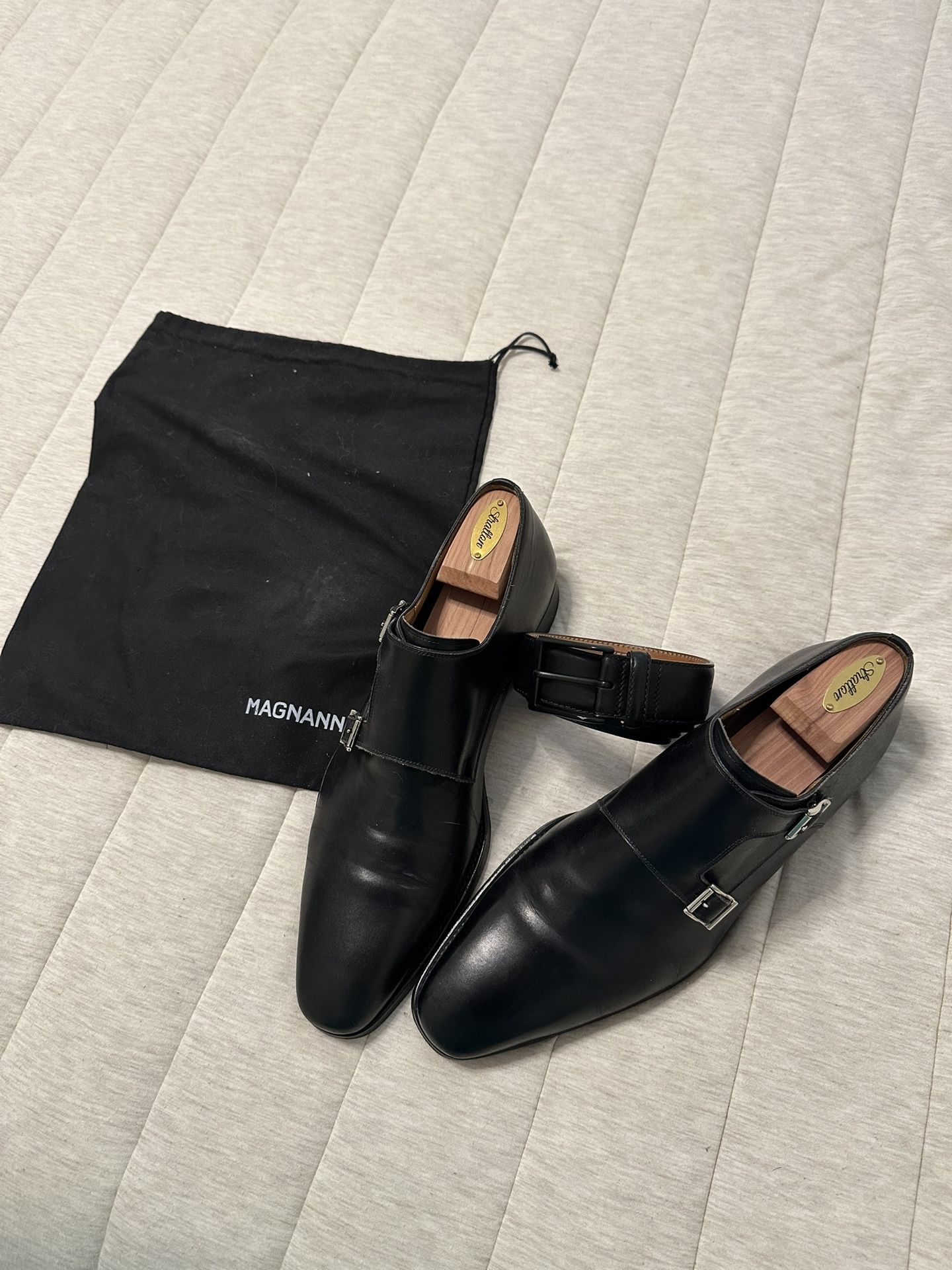 Magnanni Dress Shoes Size 12 With Belt