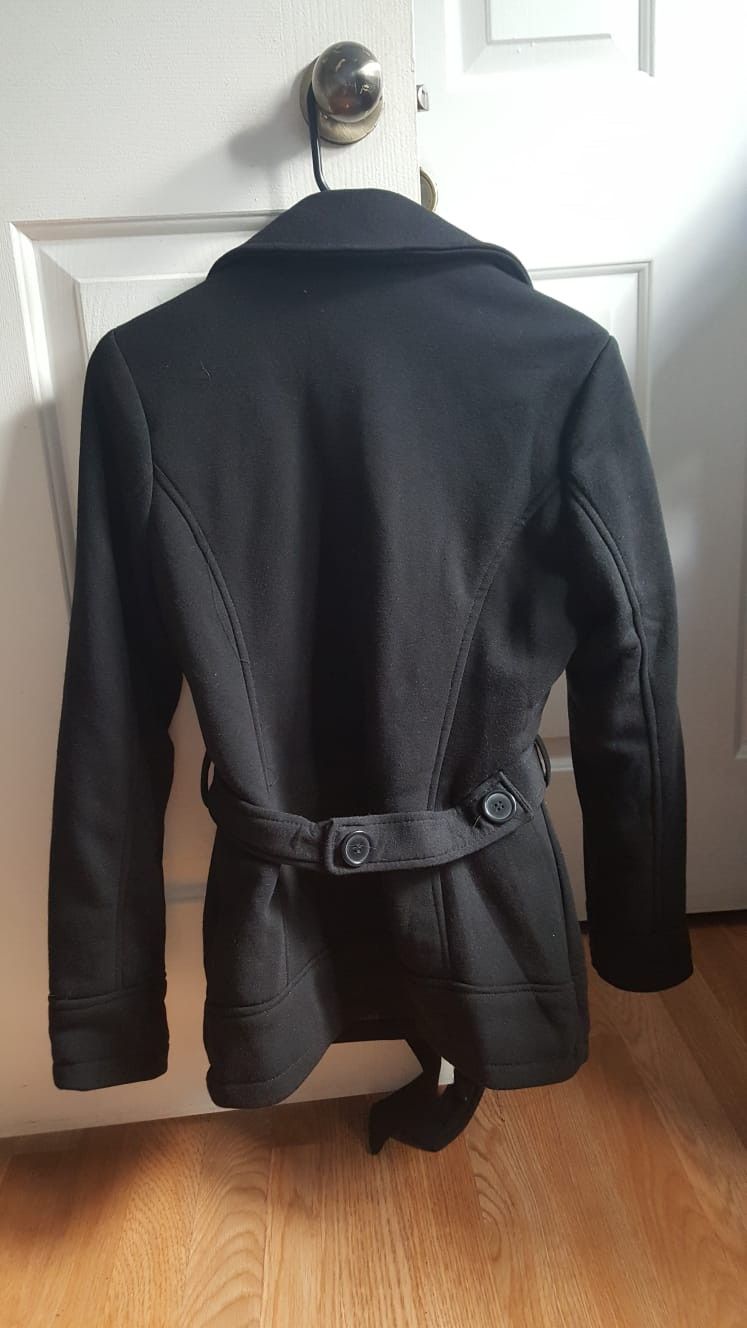 Black trench coat