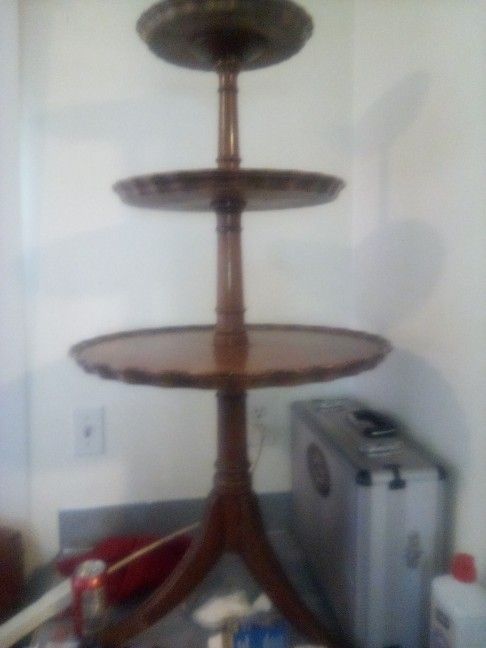 3 Tier Antique Table