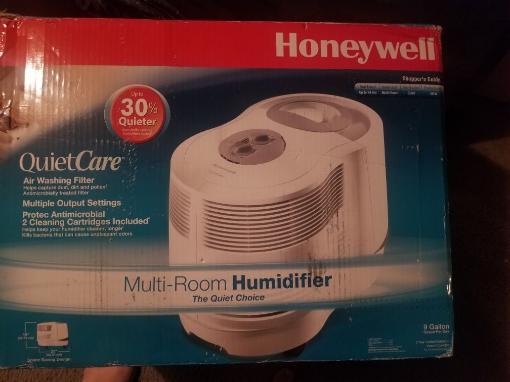 Honeywell Console Quiet Care Multi-Room Humidifier Model HCM-6009