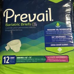 Prevail Bariatric BriefsUnderpads For Adults