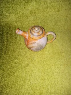 Brown And Beige Teapot