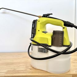 Ryobi One+ P2800 Chemical Sprayer Tool with 18v Lithium Battery - Like New