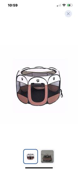 “New”Pet Playpen (Dogs,cat,etc.)sz Small (coffee Color)retail$29