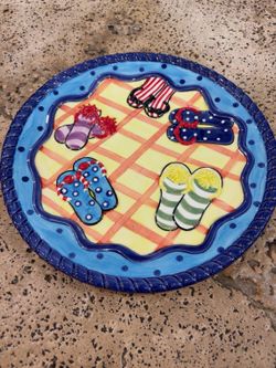 Becca Decorative Flip-Flop Serving Platter - $10