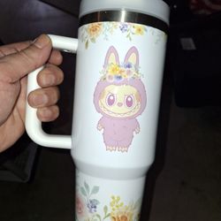 LABUBU KIDS TRAVEL MUG WATER 