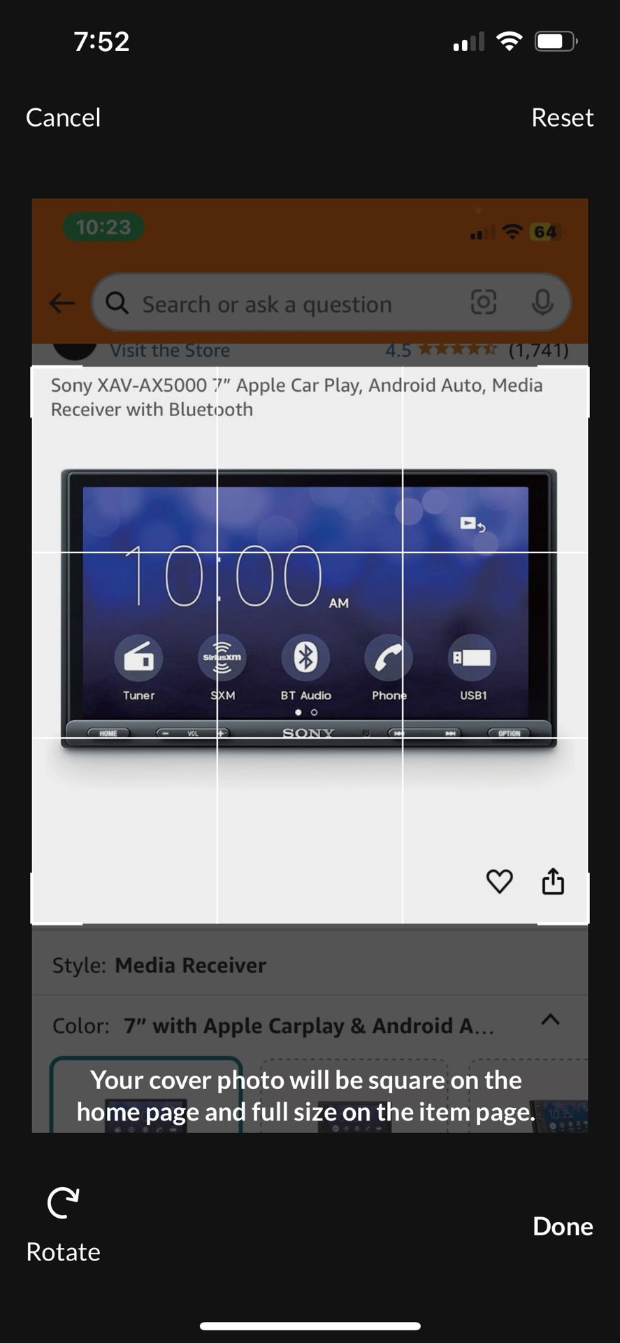 Sony AX5000 Media Receiver (Apple Play)