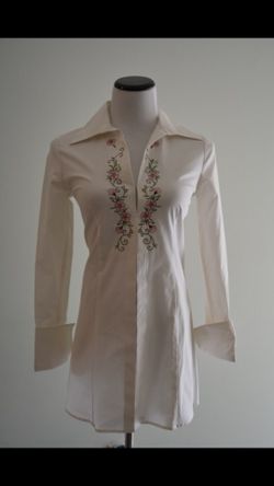 White T-Shirt Long Sleeve Women Forever 21