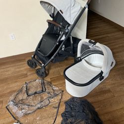 Uppababy Cruz Stroller V2 and Bassinet 