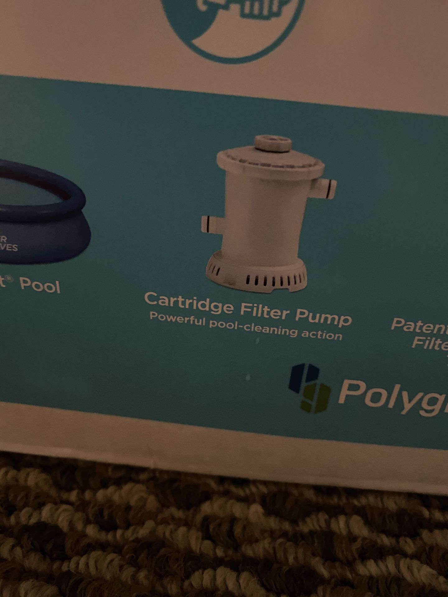 Cartridge Filter Pump (2) for above ground pool