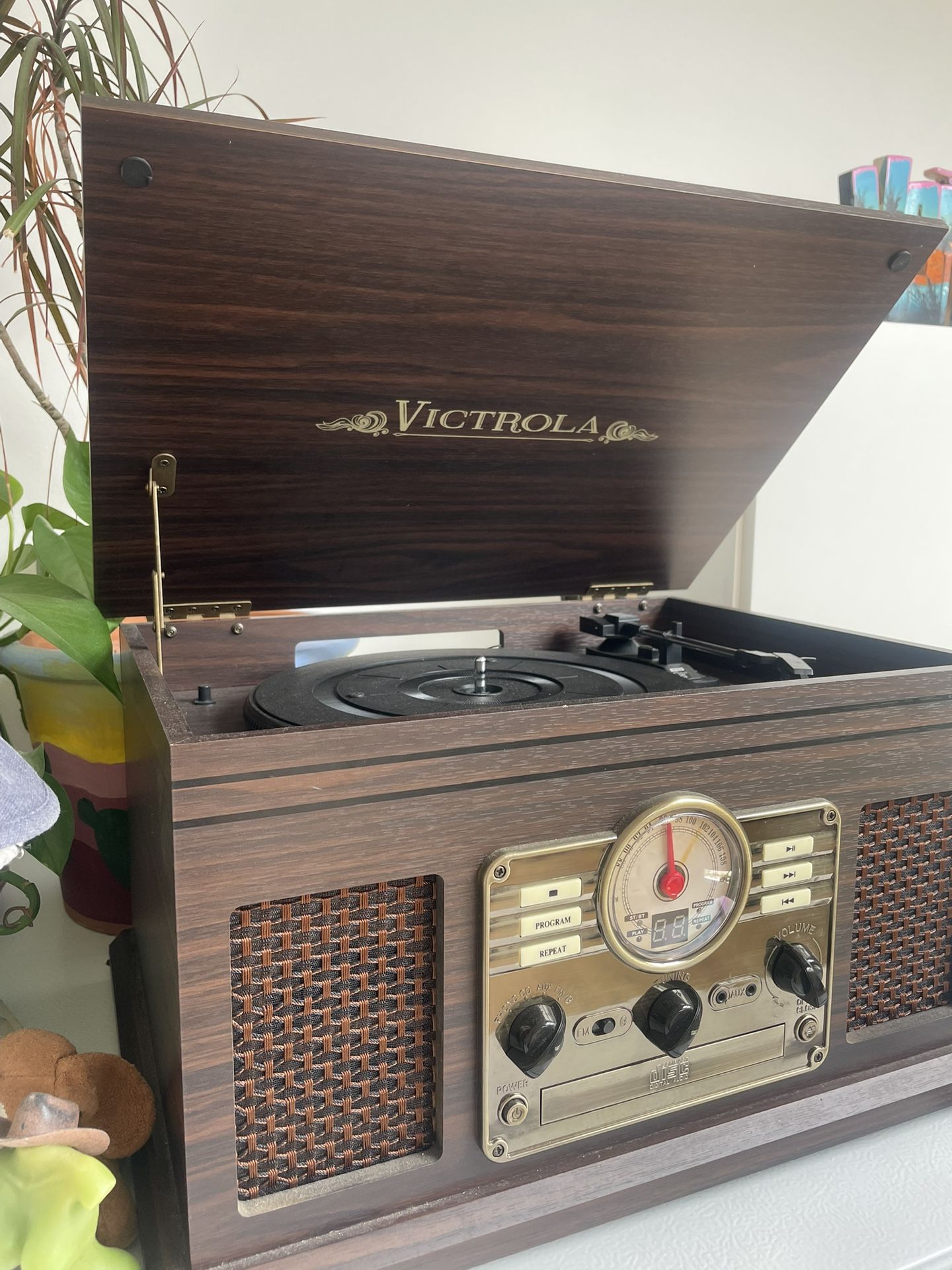 Record Player, Radio, Bluetooth Speaker