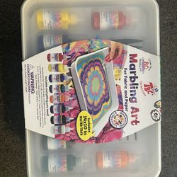 Arts and Crafts for Kids Ages 6-8 8-12, Water Marbling Paint Crafts for Girls, Art Supplies for Kids 5 6 7 8 9 10 11 12 Year Old Girl Birthday Christm