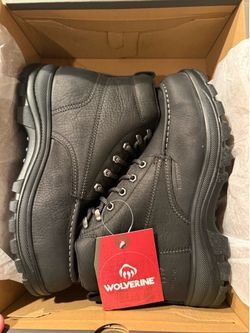 Wolverine Steel Toe Work Boots Size 9-10