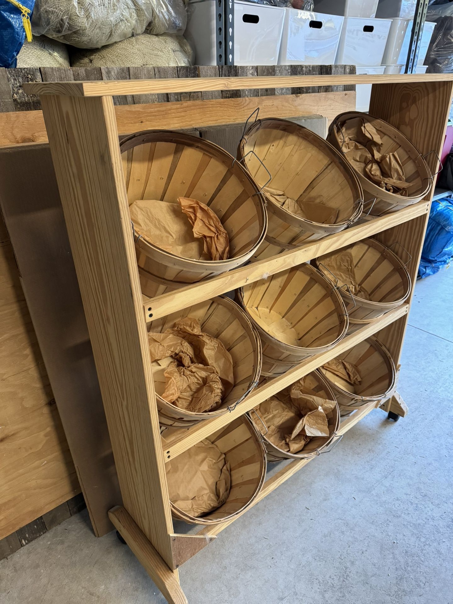 Basket Shelf Cabinet