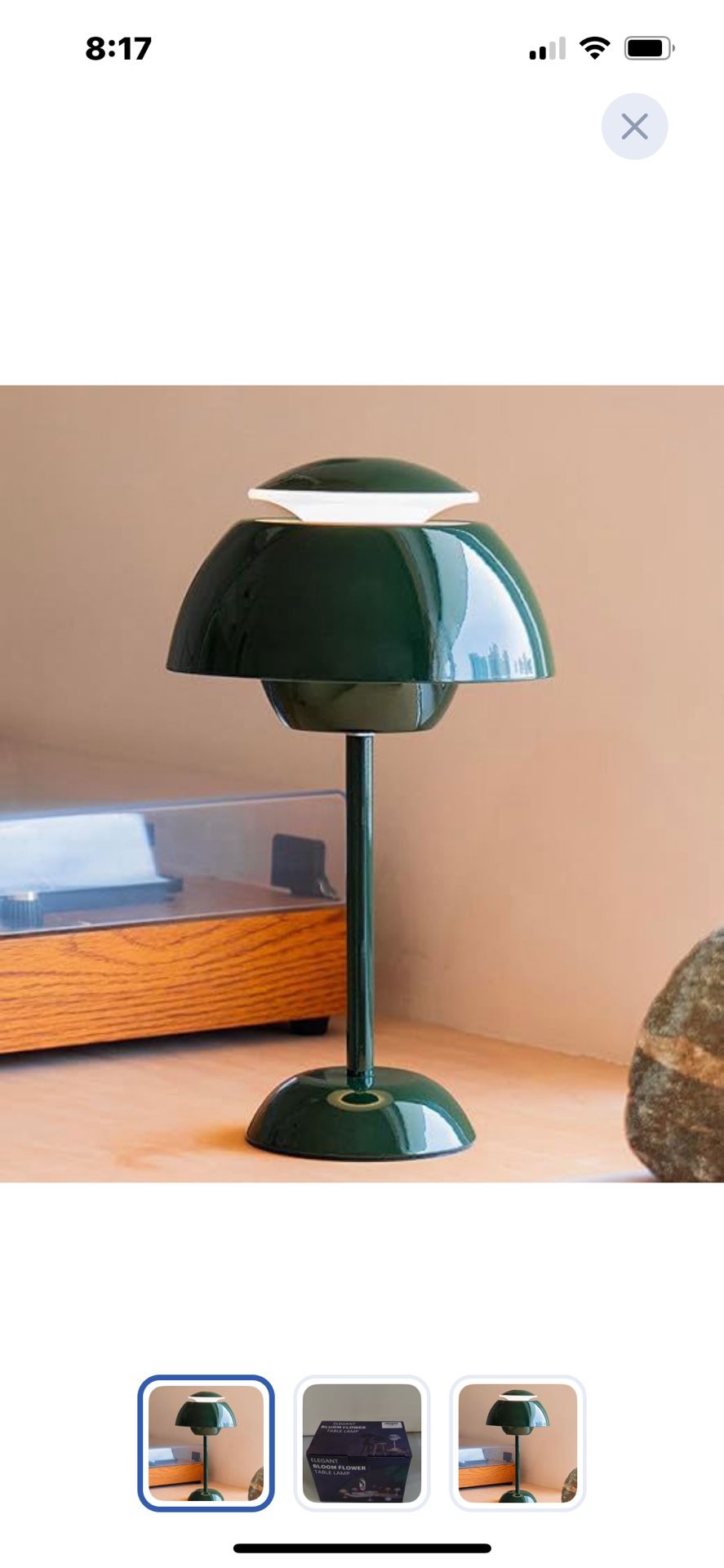 Flowerpot Cordless Table Lamp