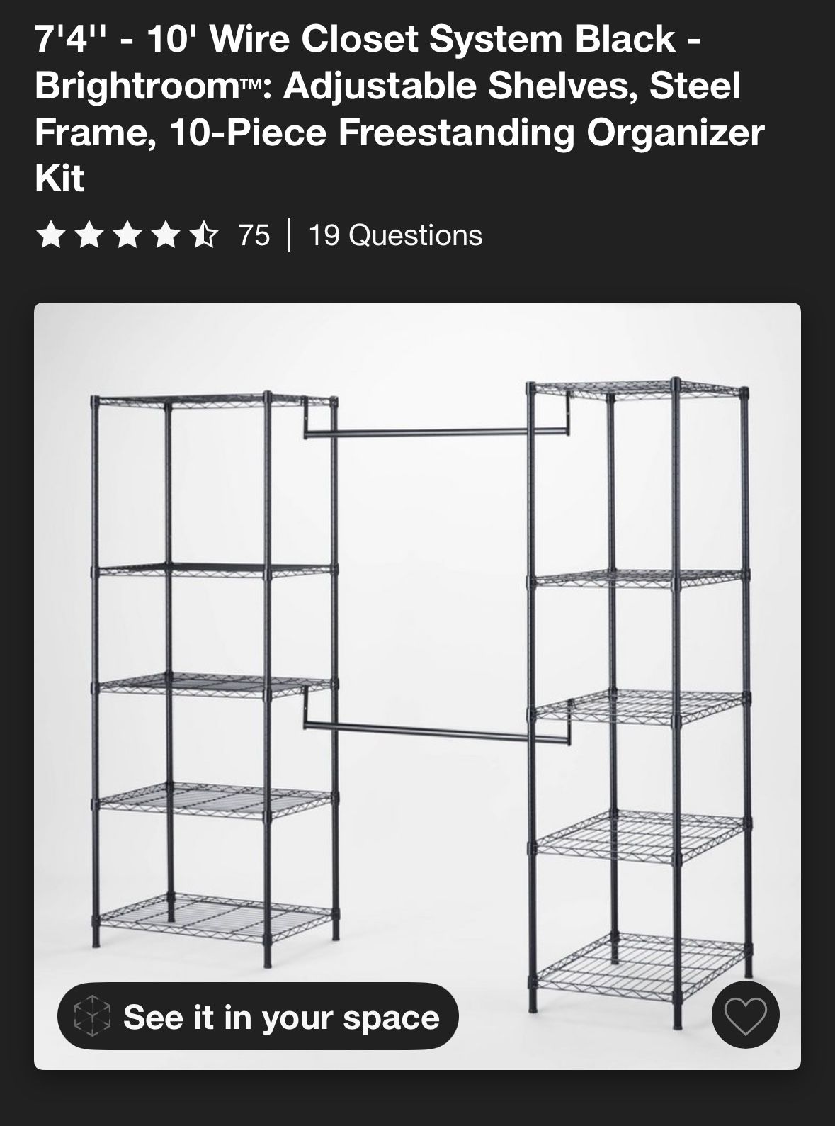 Closet Organizer