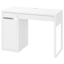 IKEA White desk With Wireless Charging 