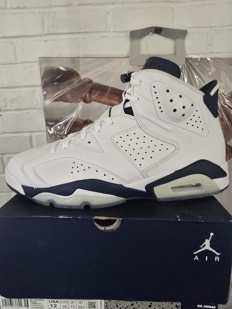 Air Jordan 6 Midnight Navy Sz 12