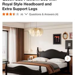 Brand new queen bed frame